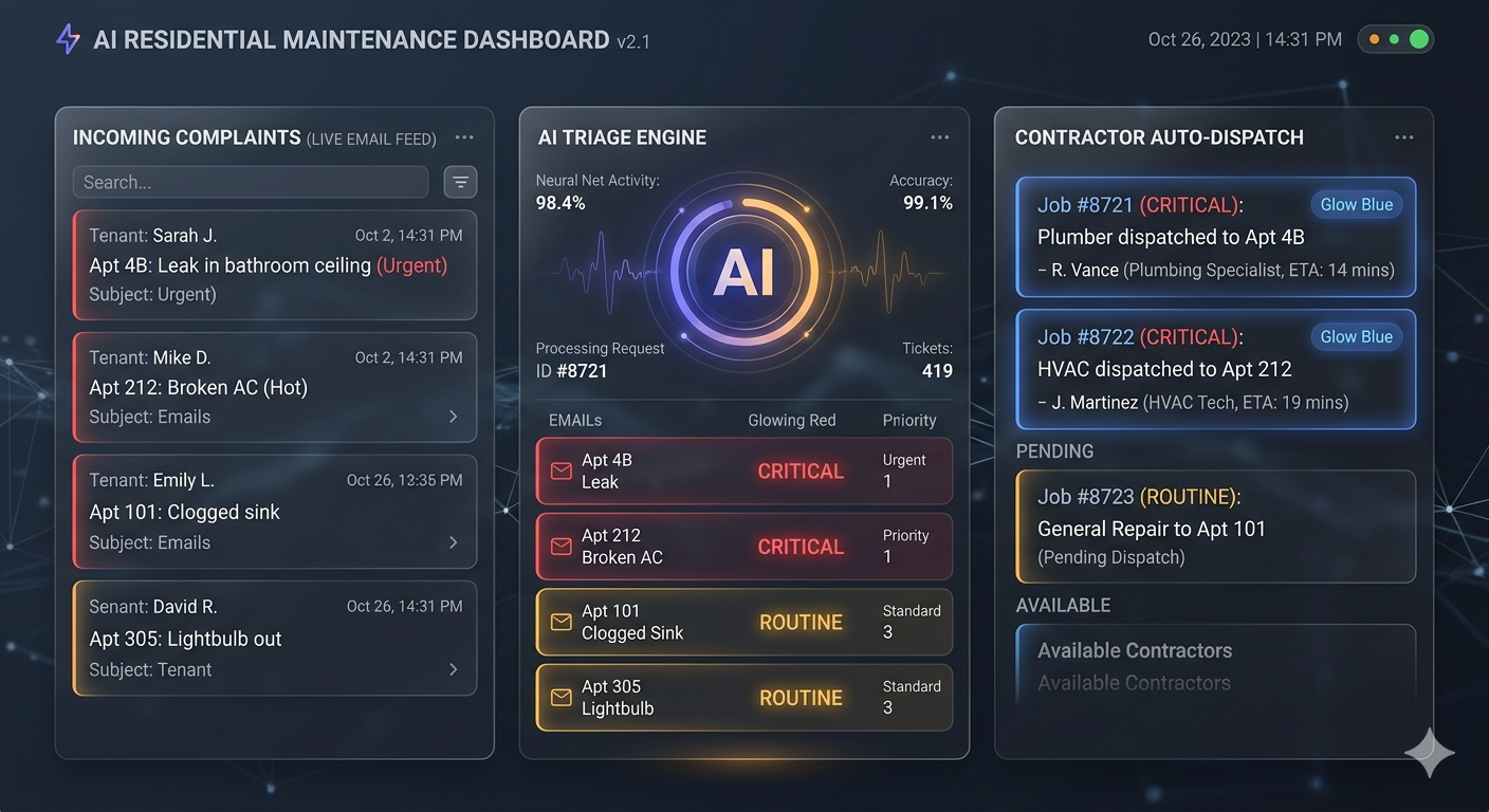 AI-powered Residential Property Maintenance System
